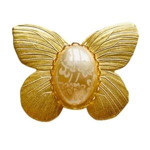 The Pink Reef Butterfly brooch. Brand new!